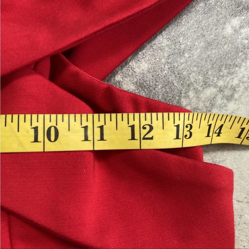 Saints + Secrets Red Off The Shoulder Cocktail Evening Dress Women Size Medium - Picture 6 of 8